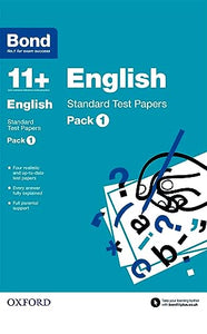 Bond 11 +: English: Standard Test Papers: Ready for the 2024 exam: For 11+ GL assessment and Entrance Exams 