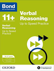 Bond 11+: Verbal Reasoning: Up to Speed Papers 