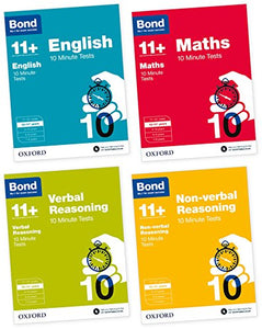 Bond 11+: English, Maths, Non-verbal Reasoning, Verbal Reasoning: 10 Minute Tests 