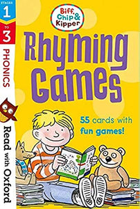 Read with Oxford: Stages 1-3: Biff, Chip and Kipper: Rhyming Games Flashcards 