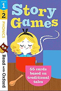 Read with Oxford: Stages 1-2: Phonics Story Games Flashcards 