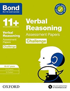 Bond 11+: Bond 11+ Verbal Reasoning Challenge Assessment Papers 10-11 years: Ready for the 2024 exam 