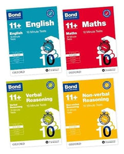 Bond 10 Minute Tests 10-11+ years Pack: Ready for the 2024 exam 