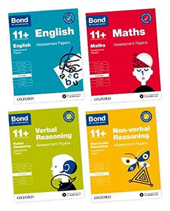 Bond 11+: Bond 11+ English, Maths, Non-verbal Reasoning, Verbal Reasoning Assessment Papers 8-9 years Bundle 