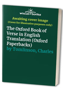 The Oxford Book of Verse in English Translation 