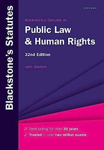 Blackstone's Statutes on Public Law & Human Rights 