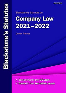 Blackstone's Statutes on Company Law 2021-2022 