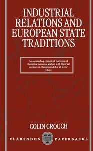 Industrial Relations and European State Traditions 