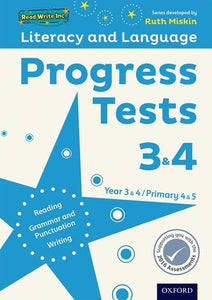 Read Write Inc. Literacy and Language: Years 3&4: Progress Tests 3&4 