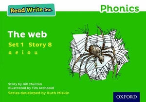 Read Write Inc. Phonics: 8 The Web (Green Set 1 Storybook) 