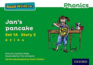 Read Write Inc. Phonics: Jan's pancake (Green Set 1A Storybook 2) 