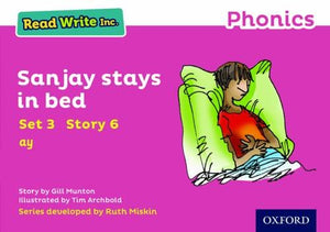 Read Write Inc. Phonics: Sanjay Stays in Bed (Pink Set 3 Storybook 6) 