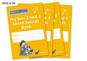 Read Write Inc. Phonics: My Sets 2 and 3 Speed Sounds Book (Pack of 30) 