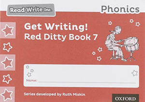 Read Write Inc. Phonics: Get Writing! Red Ditty Book 7 Pack of 10 