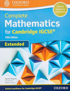 Complete Mathematics for Cambridge IGCSE® Student Book (Extended) 