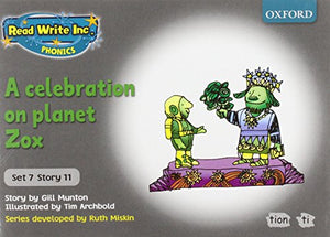 Read Write Inc. Phonics: Grey Set 7 Storybooks: A Celebration on Planet Zox 