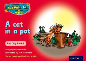 Read Write Inc Phonics Red Ditty Book 3 A Cat in a Pot 