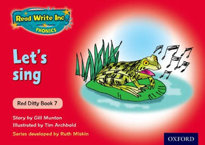 Read Write Inc Phonics Red Ditty Book 7 Let's Sing 