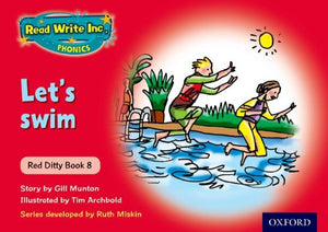 Read Write Inc Phonics Red Ditty Book 8 Let's Swim 