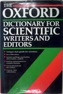 The Oxford Dictionary for Scientific Writers and Editors 