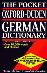 The Pocket Oxford-Duden German Dictionary 