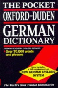 The Pocket Oxford-Duden German Dictionary 