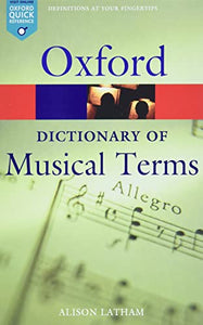 Oxford Dictionary of Musical Terms 