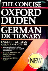 The Concise Oxford Duden German Dictionary 