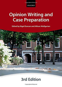 Opinion Writing and Case Preparation 