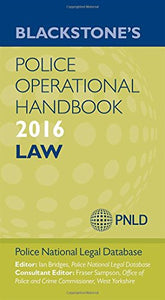 Blackstone's Police Operational Handbook 2016 