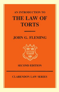 An Introduction to the Law of Torts 