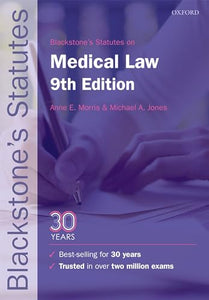 Blackstone's Statutes on Medical Law 