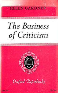 Business of Criticism 