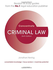 Criminal Law Concentrate 