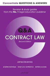 Concentrate Questions and Answers Contract Law 