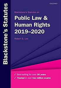 Blackstone's Statutes on Public Law & Human Rights 2019-2020 