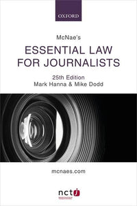 McNae's Essential Law for Journalists 