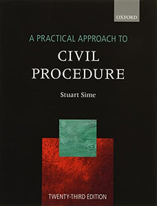 A Practical Approach to Civil Procedure 