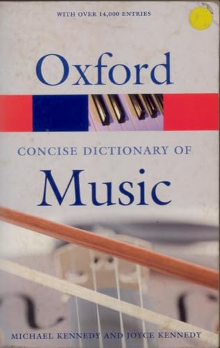 The Concise Oxford Dictionary of Music