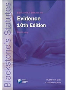 Blackstone's Statutes on Evidence 