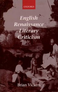 English Renaissance Literary Criticism 