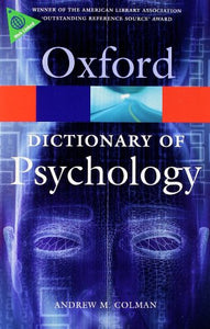 A Dictionary of Psychology 