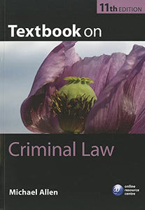 Textbook on Criminal Law 