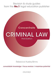 Criminal Law Concentrate 