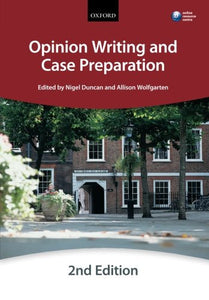 Opinion Writing and Case Preparation 