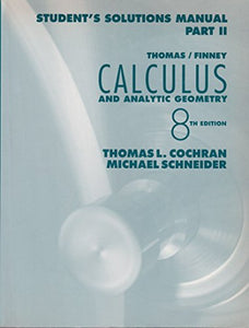 Student Solutions Manual to 