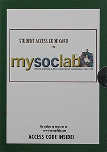 MyLab Sociology  with Pearson eText -- Valuepack Access Card 