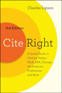 Cite Right, Third Edition 