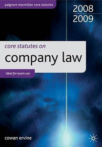 Core Statutes on Company Law 