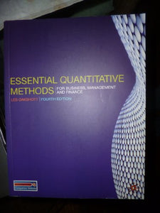 Essential Quantitative Methods 